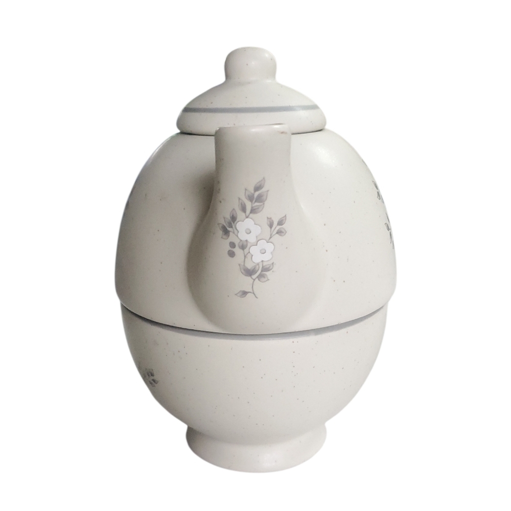 Pfaltzgraff Dinnerware Floral Pattern Individual Teapot Set - Picture 7 of 8
